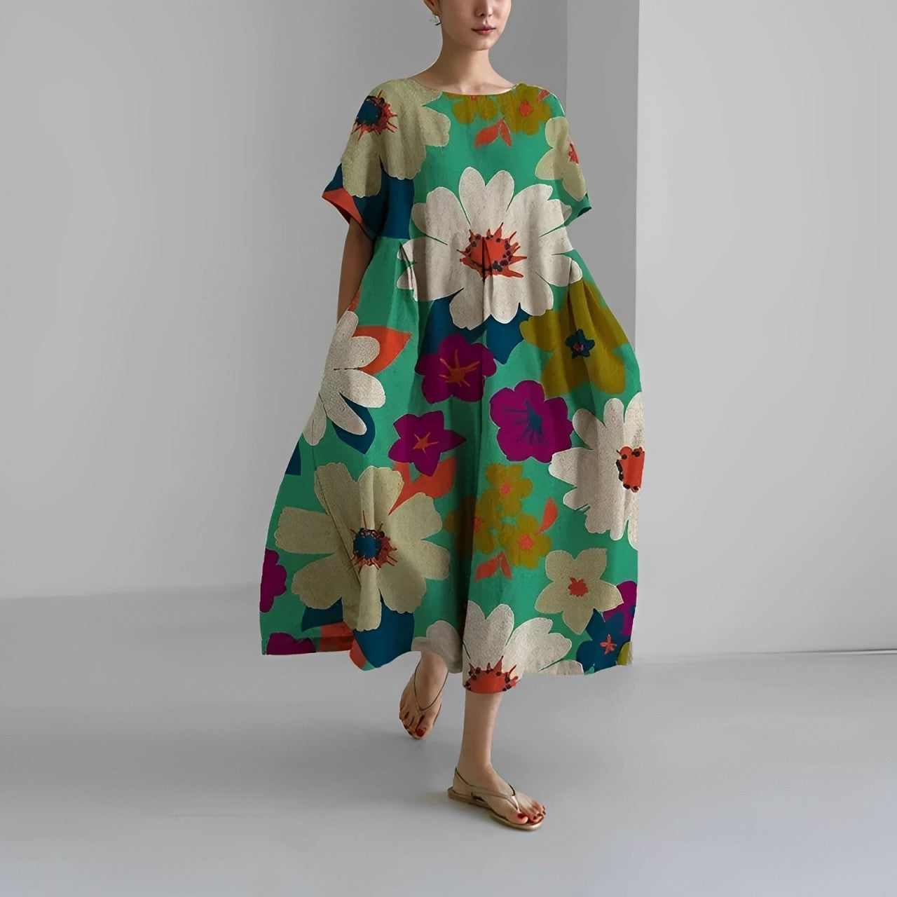 Amelia™ | Bohemien bloemenjurk