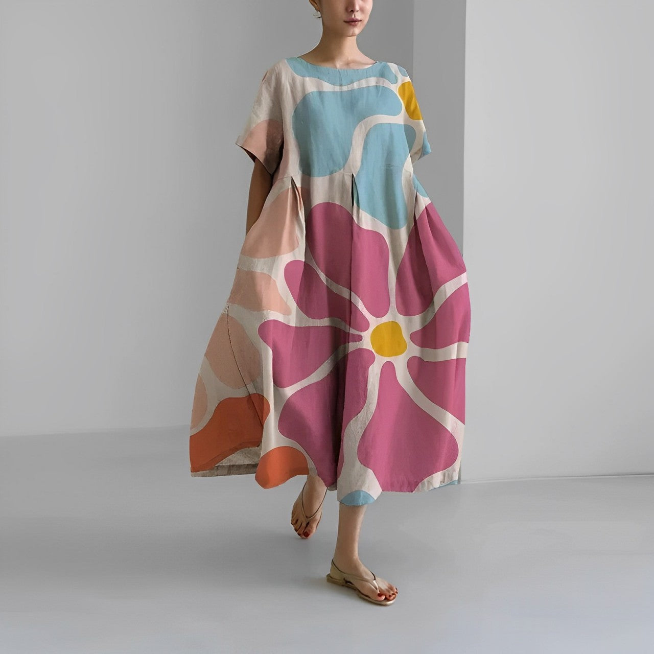 Amelia™ | Bohemien bloemenjurk