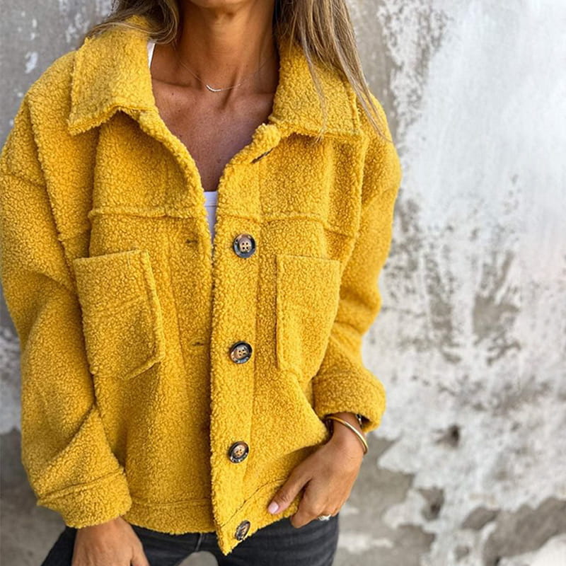 Annie™ | Trendy jas met zachte stof