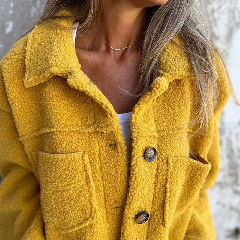 Annie™ | Trendy jas met zachte stof