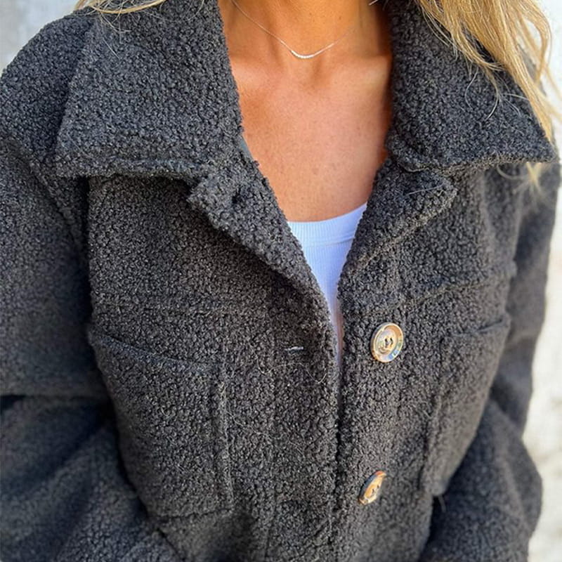 Annie™ | Trendy jas met zachte stof