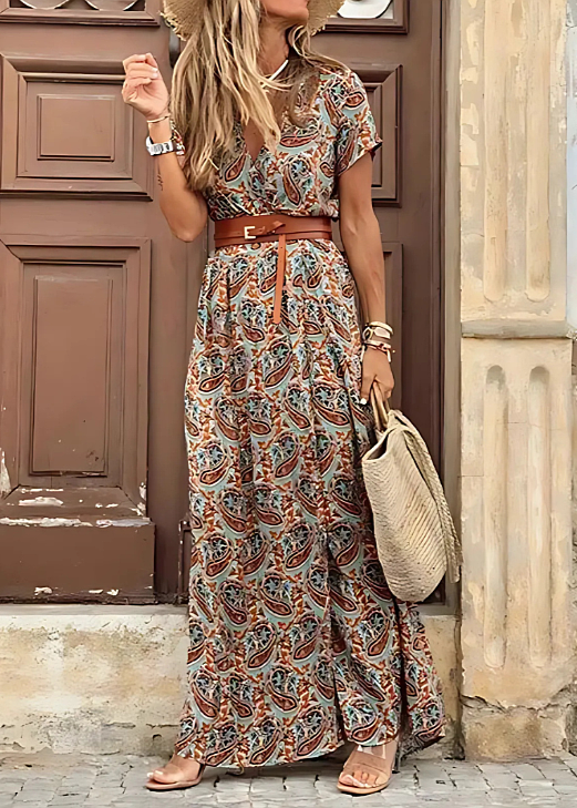 Marije™ | Zwierige Boho Maxi Jurk