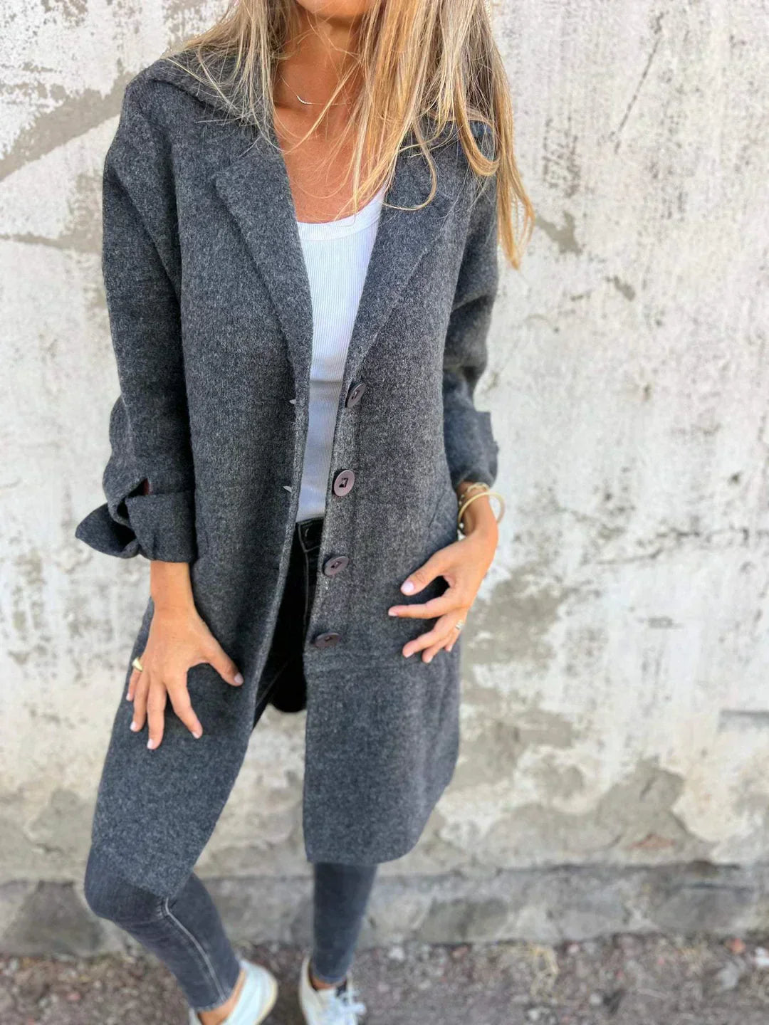 Audrey™ | Chique Minimalistische Jas