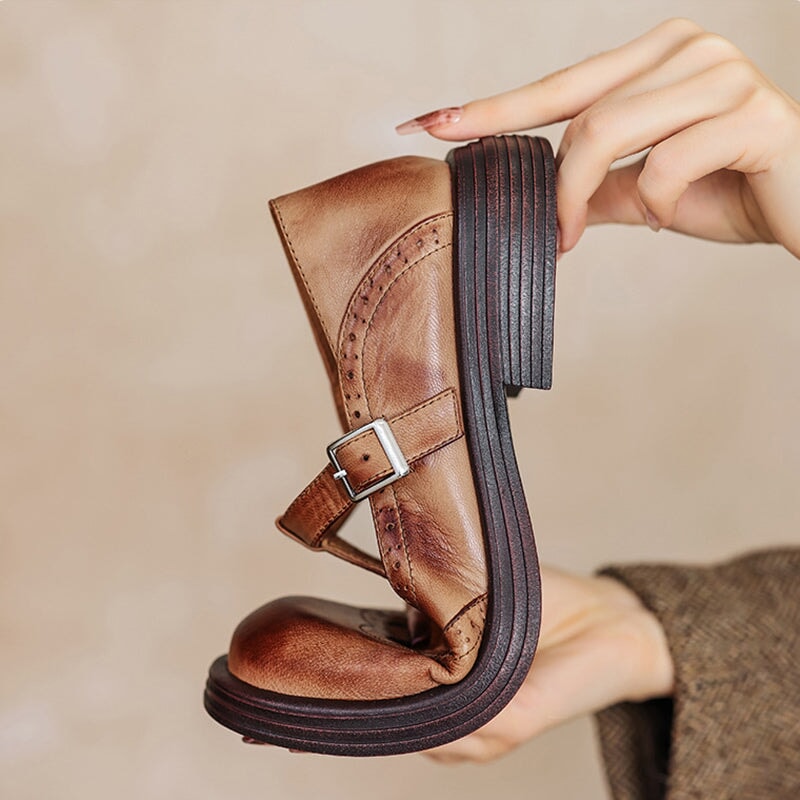 Carla™ | Elegante leren schoen