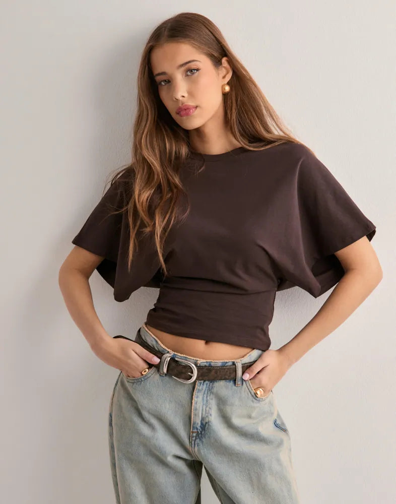 Emma™ | T-shirt met wijde mouwen