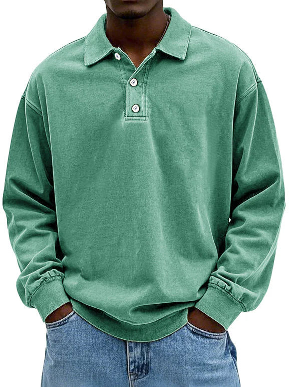 Koen™ | Vintage Overhemd met Lange Mouwen